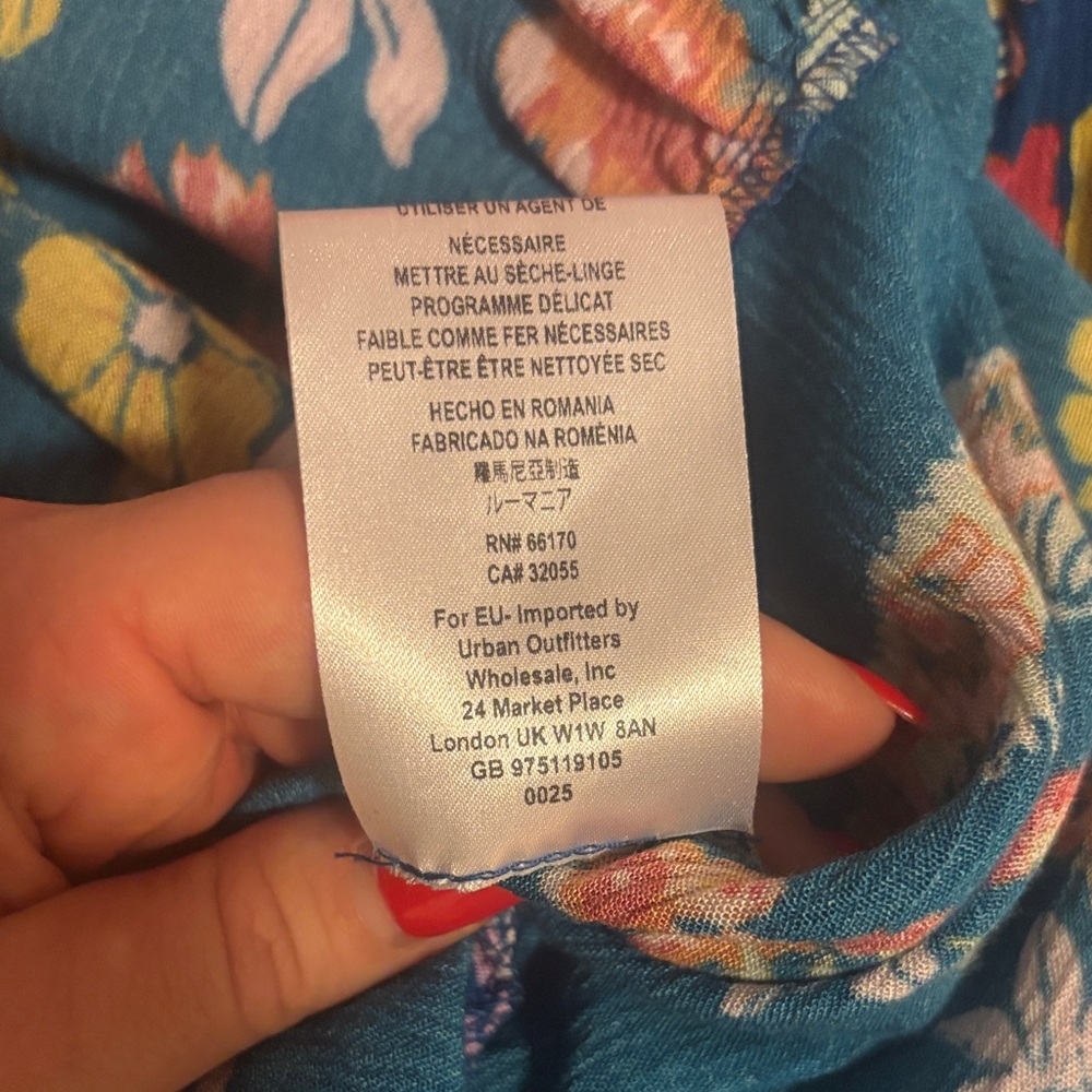 Free People Boho Floral Tunic NWT - Picture 9 of 10